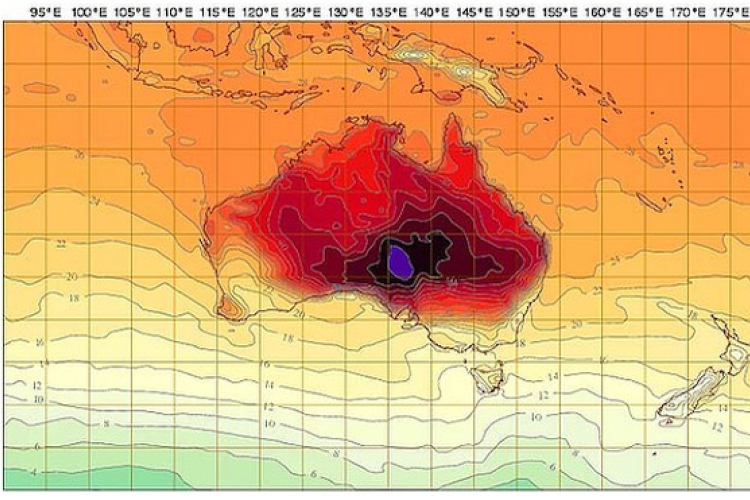 Rekordmeleget mértek Sydneyben